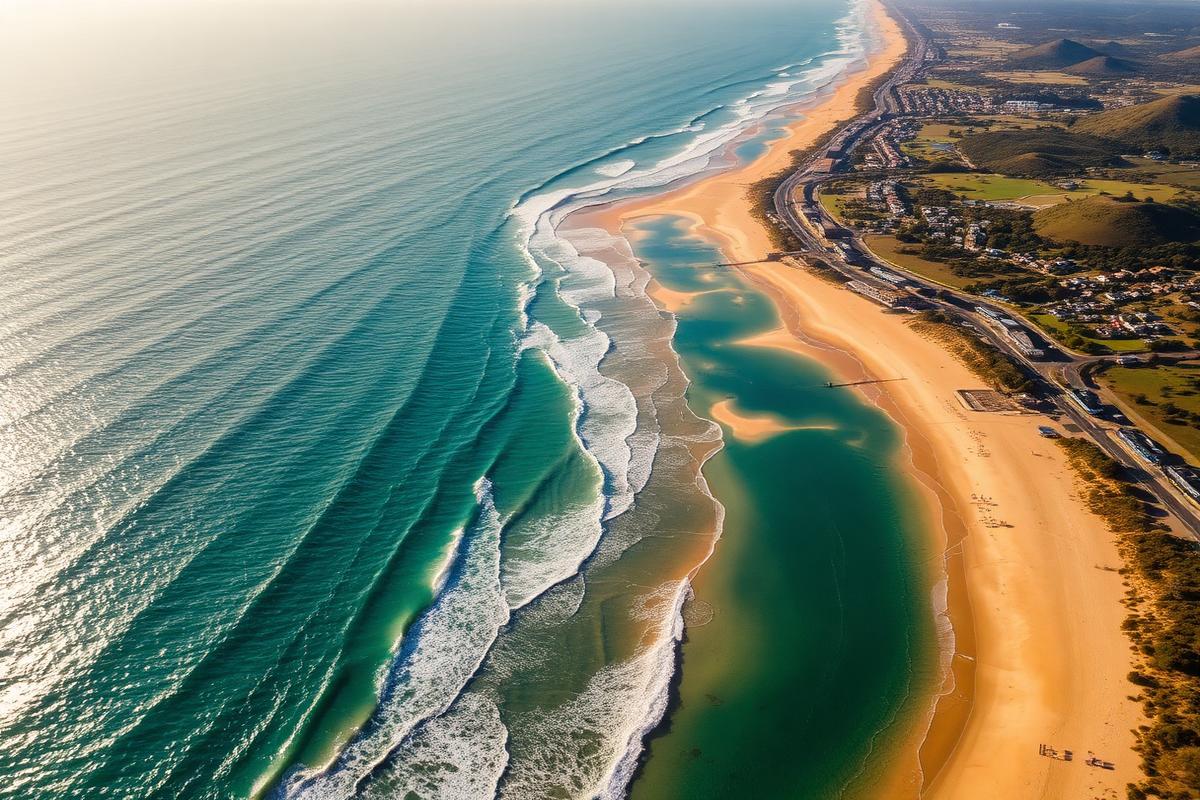 Sedgefield beach on the Garden Route